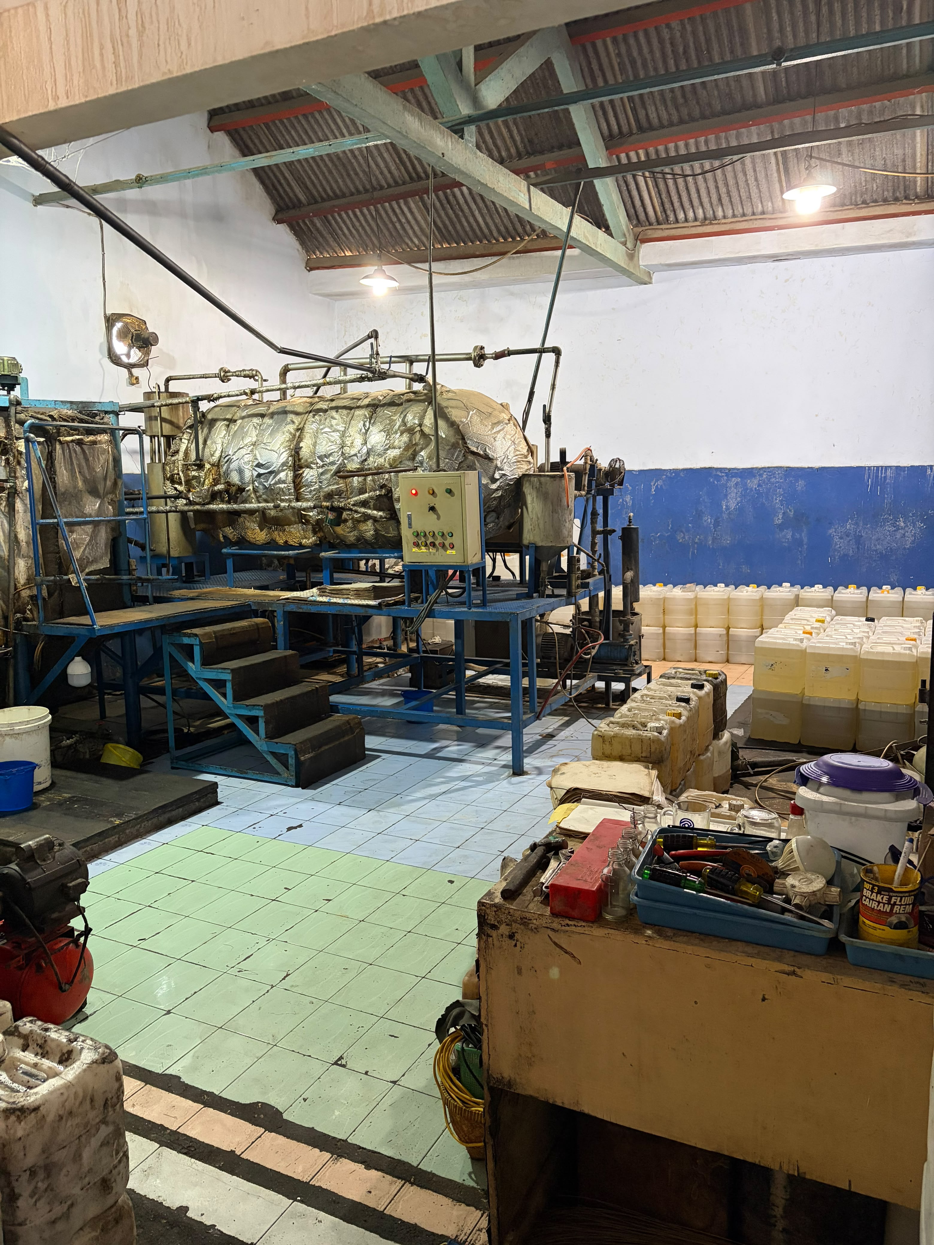 Global Optima Distribusi coconut processing activity